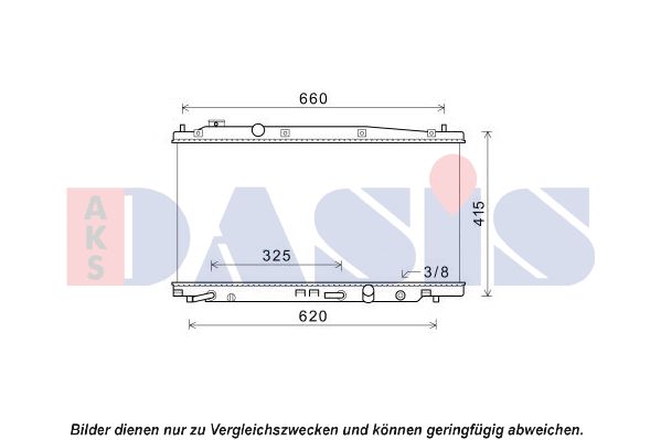 AKS DASIS Radiaator,mootorijahutus 100071N